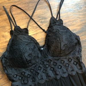 Little black lace dress